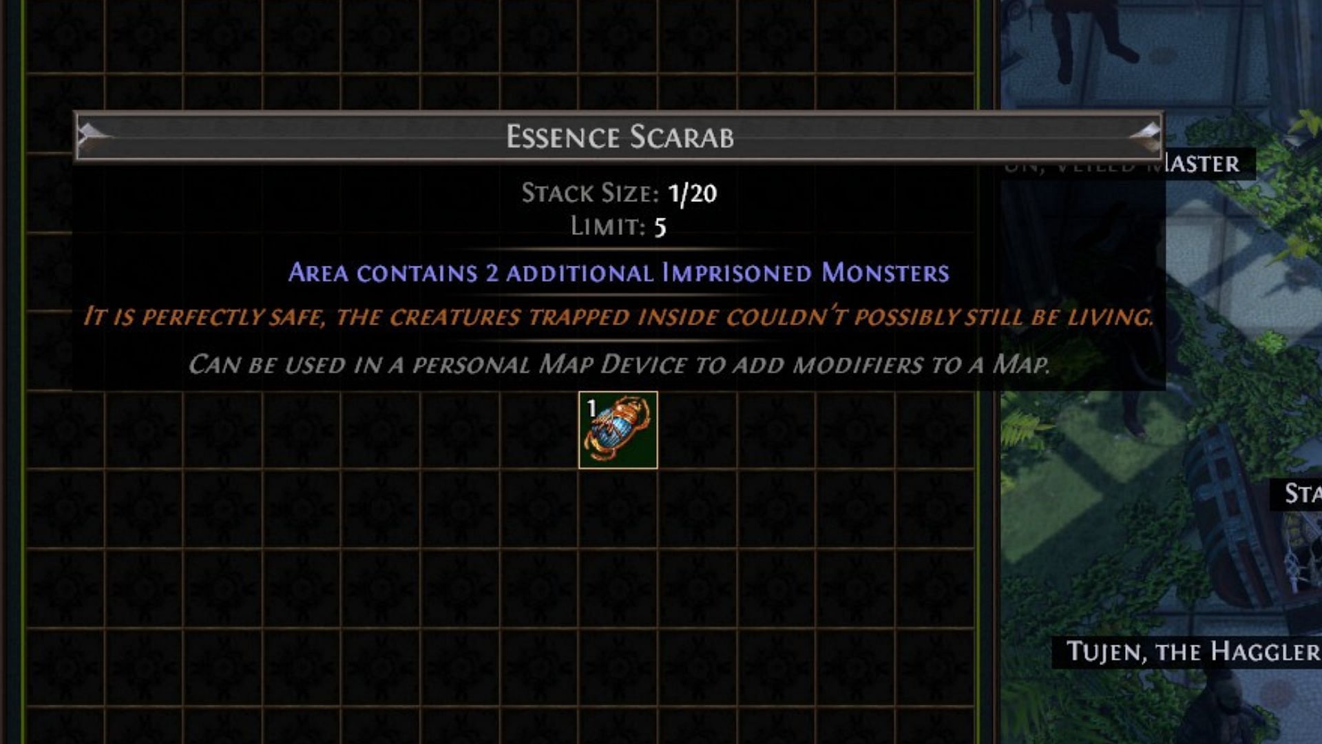 Scarabs are easy to farm and improve loot quality (Image via Grinding Gear Games)